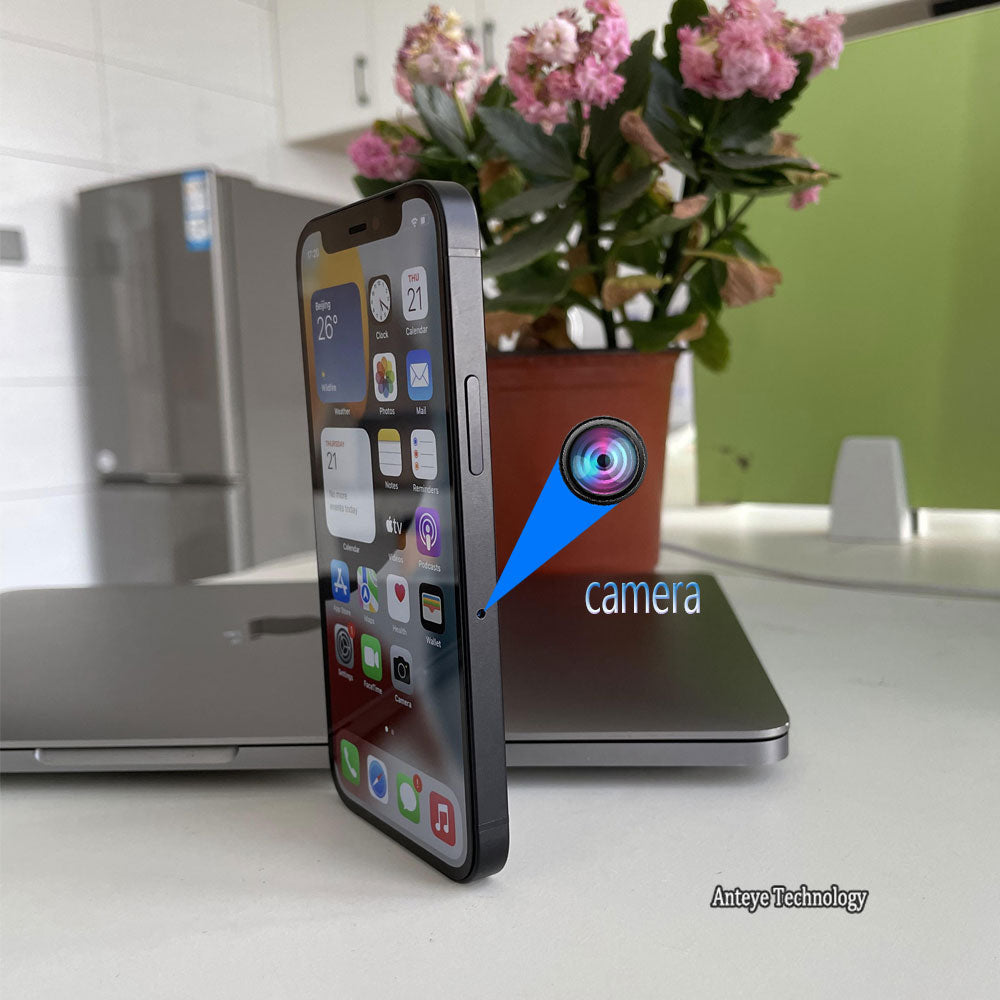 Cmera for photography and video iPhone 12mini spy hidden camera  Side hidden lens
