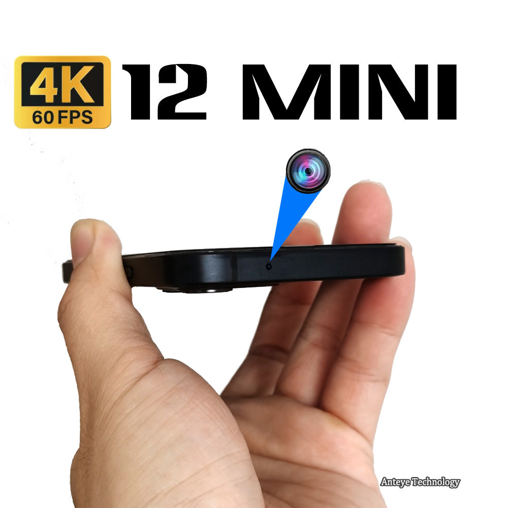 12mini 4k 60 FPS HD micro camera mobile phone   hidden camera recorder video